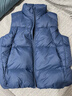 坦博爾兒童羽絨馬甲男童女童短款舒適中大童保暖背心330125Z宇航藍165 曬單實(shí)拍圖