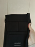 逸陽(yáng)九分小直筒褲女加絨加厚冬季新款高腰顯瘦煙管黑色褲子 黑色 27 曬單實(shí)拍圖