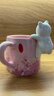 星巴克高顏值ins風(fēng)可愛(ài)貓咪馬克杯355ml櫻花陶瓷杯家用辦公室水杯情侶 粉色貓咪陶瓷馬克杯 355ml 曬單實(shí)拍圖