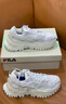 FILA FUSION斐樂(lè )女鞋潮牌經(jīng)典硬糖鞋女厚底運動(dòng)休閑鞋女 棉花糖/銀-MM 經(jīng)典款 38 曬單實(shí)拍圖
