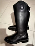 馬術(shù)馬靴男高筒靴騎馬真皮粗腿騎士靴48碼大筒圍廠(chǎng)家定做長(cháng)靴超長(cháng) 黑色【豬皮里】 37  比運動(dòng)鞋大一碼 曬單實(shí)拍圖