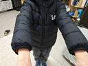 Lee兒童外套2025秋季新款男女童裝三防戶(hù)外連帽夾克三合一上衣 黑色【升級款】--兩件套 140 cm 曬單實(shí)拍圖
