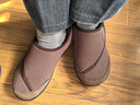 LINBUXAN大頭寬腳媽媽鞋拇外翻老人鞋舒適中老年人腳腫專(zhuān)用鞋軟底奶奶布鞋 棕色(女)前腳掌加寬加肥 38 標準運動(dòng)碼 曬單實(shí)拍圖