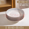 佩爾森（CERAMICS）飯碗家用創(chuàng  )意日式菜盤(pán)家用陶瓷面碗湯碗釉下彩菜盤(pán)子碗盤(pán)餐具套裝 8英寸圓盤(pán)6個(gè)裝 曬單實(shí)拍圖