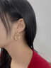 Jay 2025新款設計菱形耳環(huán)女耳飾送女友新年禮物 曬單實(shí)拍圖
