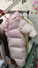 巴拉巴拉童裝嬰兒連體衣羽絨服假兩件寶寶衣服冬裝外出男童女童保暖厚時(shí)尚 曬單實(shí)拍圖