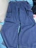【純棉 六兜】工作褲子男寬松直筒工裝褲結實(shí)耐磨耐燙電焊牛仔褲 6口袋牛仔褲【耐磨 耐穿】 4XL 【建議170-190斤】 曬單實(shí)拍圖