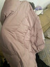 百圖betu女裝秋季新款羽絨服立領(lǐng)輕薄羽絨服夾克式短外套2409T07 粉紅 S 曬單實(shí)拍圖