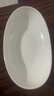馳度橢圓形菜盤(pán)家用盤(pán)子高級感酒店餐廳意境菜餐具日式沙拉盤(pán)石紋深盤(pán) 10.5英寸石紋旦形元寶碗-白瓷 曬單實(shí)拍圖