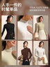 貓人【德絨羊毛】高領(lǐng)打底衫女春季保暖針織毛衣長(cháng)袖內搭T恤衫上衣 曬單實(shí)拍圖