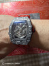 機械公爵（TSAR BOMBA）極客碳纖維手表男士機械潮酷酒桶型品牌圣誕新年生節日送男友禮物 曬單實(shí)拍圖