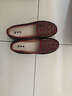 布瑞京春秋季女單鞋老北京布鞋透氣布面平跟休閑中老年媽媽鞋大碼奶奶鞋 紅色 38 曬單實(shí)拍圖