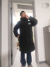 巴拉巴拉童裝兒童羽絨服男女童2025新款男寶女寶冬裝長(cháng)款加厚保暖親子外套 黑色90001-灰鴨絨 175 （充絨量318g 成人可穿） 曬單實(shí)拍圖