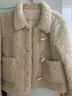 欣妃羽輕奢復古毛毛外套25冬季新款仿皮毛一體厚實(shí)保暖洋氣減齡上衣女 曬單實(shí)拍圖