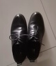 七匹狼（SEPTWOLVES）商務(wù)休閑皮鞋男鞋子男士厚底正裝德比鞋W8223668688 黑色 40  曬單實(shí)拍圖