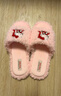野獸派家居（tbh）三麗鷗Hello Kitty毛絨刺繡拖鞋室內家用女士防滑家居鞋 毛絨刺繡拖鞋 蝴蝶結 36-37 曬單實(shí)拍圖