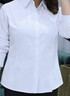 王熙麥白襯衫女長(cháng)袖胖mm加肥加大碼寬松職業(yè)裝工作服襯衣2023春秋裝新款 白色長(cháng)袖 3XL【130-140斤】 曬單實(shí)拍圖