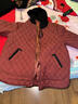 梵花秀春秋胖媽媽裝外套大碼遮肉新款秋冬風(fēng)衣50歲中老年女裝連帽上衣 紅色輕薄夾棉 5XL 建議穿155-170斤 曬單實(shí)拍圖