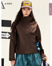 駱駝山海夾克3.0 女版秋冬戶(hù)外登山服防潑水休閑百搭工裝外套上衣 深咖啡 XS 曬單實(shí)拍圖