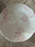 陶趣居日式盤(pán)子日本制造櫻花餐具套裝碗盤(pán)3D櫻花雨面設計陶瓷套裝間取櫻 8.6英寸深盤(pán) 曬單實(shí)拍圖