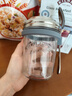 kilner隔夜燕麥杯 玻璃早餐杯 牛奶杯 密封便攜食品級 帶刻度蓋勺 350ml 曬單實(shí)拍圖