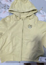 香影（xiangying）黃色衛衣外套女短款2026春新款寬松正肩連帽拉鏈小個(gè)子開(kāi)衫 黃色 S 曬單實(shí)拍圖