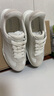 愛(ài)步（ECCO）新款復古德訓鞋厚底板鞋女 街頭球鞋272833 灰白色/白色37 曬單實(shí)拍圖