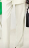 MO&Co.春個(gè)性簡(jiǎn)約高腰錐形褲休閑褲寬松西裝褲西褲通勤 冰川綠色 M 165 曬單實(shí)拍圖