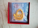 老鳳祥黃金手鏈女款足金小胖福盤(pán)纏金手串手飾新年禮物送女友老婆紀念日 今/次日達*小胖福盤(pán)纏金手串約3.6g【品牌禮盒】 曬單實(shí)拍圖