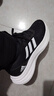 品牌正品專(zhuān)柜男鞋三條杠網(wǎng)面透氣減震跑步鞋高品質(zhì)碳板底休閑鞋 AD8906黑白 41 曬單實(shí)拍圖