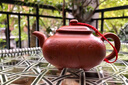 瑯庭琊坊宜興紫砂壺純全手工名家正宗原礦朱泥大容量泡茶壺功夫茶具傳爐壺 朱泥四方傳爐（小款） 250ml 曬單實(shí)拍圖