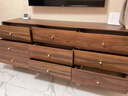雙葉新中式實(shí)木杠九斗柜簡(jiǎn)約現代家用臥室六斗柜床尾抽屜收納柜儲物柜 胡桃斗柜120寬 上門(mén)安裝 曬單實(shí)拍圖