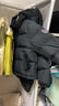 保姆鵝 兒童羽絨服寶寶短款加厚白鴨絨外套男童女童保暖防風(fēng)冬[NG2637] 黑 100 曬單實(shí)拍圖
