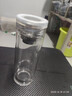 胖東來(lái)同款水晶雙層車(chē)載玻璃杯茶杯大容量便攜加厚透明隔熱杯子男士 400ML【菱形水晶蓋】可定制 曬單實(shí)拍圖
