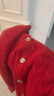 【京東直采】騏驥紅26冬100%純羊毛毛衣女麻花百搭針 紅色 M 160(45-55kg) 曬單實(shí)拍圖