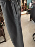 JEEP SPIRIT吉普休閑褲男加絨加厚冬季褲子男士直筒長(cháng)褲寬松闊腿運動(dòng)保暖衛褲 曬單實(shí)拍圖