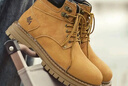 海瀾之家HLA新年禮物情侶靴大黃靴男舒適秋冬馬丁靴子男 T249卡其色42 曬單實(shí)拍圖