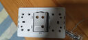 德力西（DELIXI）118型開(kāi)關(guān)插座面板一開(kāi)帶五孔小三開(kāi)家用二位5孔691墻壁電源面板 一開(kāi)單控 老款/新款隨機發(fā)(優(yōu)先老款) 曬單實(shí)拍圖