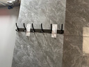 百悍浴室門(mén)后掛鉤免打孔粘鉤掛衣架毛巾掛架強力掛衣鉤衛生間置物架 曬單實(shí)拍圖