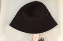 CACUSS帽子女四季防曬漁夫帽戶(hù)外遮陽(yáng)防紫外線(xiàn)太陽(yáng)帽大帽檐黑色中號 曬單實(shí)拍圖