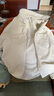 優(yōu)衣庫男裝女裝燈芯絨工裝襯衫長(cháng)袖襯衣休閑復古480295 01 乳白色 L 曬單實(shí)拍圖
