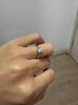 DR官方莫桑石鉆戒一克拉結婚求婚培育鉆石戒指送女朋友pt950 經(jīng)典女戒/1克拉/白色品牌禮盒 曬單實(shí)拍圖