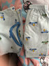 兒童A類(lèi)無(wú)骨萊卡棉內衣套裝男女童秋衣秋褲寶寶春秋家居服無(wú)痕f93 淺藍小汽車(chē) 皓聰套裝 130 cm建議身高115-125 曬單實(shí)拍圖