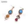 AJIDOU阿吉豆耳釘【線(xiàn)下商城同款】小眾原野風(fēng)仿水晶吊墜耳飾時(shí)尚潮流 曬單實(shí)拍圖