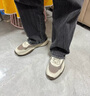 鴻星爾克奶酪2.0男鞋防滑冬季2026新款厚底阿甘鞋休閑老爹鞋復古運動(dòng)鞋男 可樂(lè )棕/暖霧灰(皮網(wǎng)四季款) 43 送運費險 曬單實(shí)拍圖