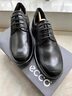 愛(ài)步（ECCO）商務(wù)皮鞋男 男士休閑皮鞋通勤正裝鞋男 S輕巧混合520324 HL 黑色52032401001 43 曬單實(shí)拍圖