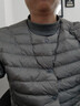 君羽戶(hù)外羽絨服800蓬白鵝絨情侶超輕內外穿鵝絨夾克可收納105 霧灰-男款 XL 推薦女111-120斤/男151-165斤 曬單實(shí)拍圖