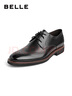 百麗/BELLE商場(chǎng)同款牛皮革男商務(wù)正裝皮鞋B3217CM0 黑色2 41  曬單實(shí)拍圖
