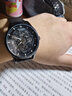 冠琴（GUANQIN）手表男士機械表雕花系列全自動(dòng)鏤空夜光防水商務(wù)瑞士品質(zhì)國潮腕表 網(wǎng)帶全黑黑面【明星推薦】 曬單實(shí)拍圖