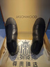 Q ZHIHE2025秋冬季新款男士輕便舒適純皮鞋子軟底樂(lè )福鞋男透氣休閑板鞋 黑色 41 (255mm) 曬單實(shí)拍圖
